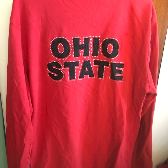 Plus size Lightweight Ohio State sequined back jacket - Picture 3 of 3